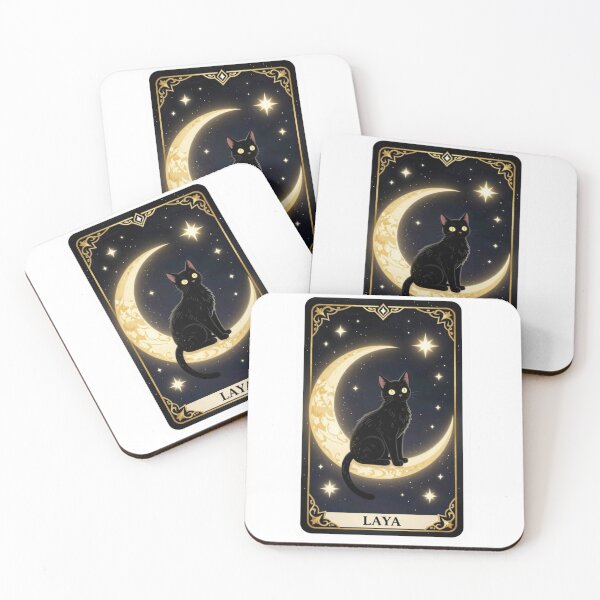 Item preview, Mystical Black Cat Tarot Card designed and sold by AeraArts.