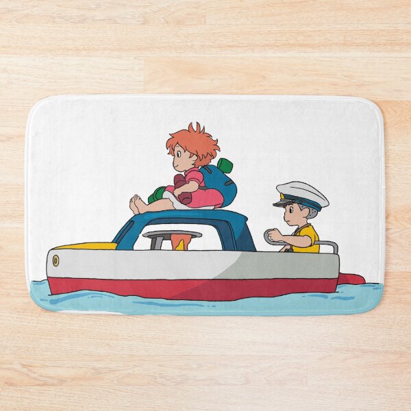 Item preview, Ponyo Sosuke Cute Boat Illustration designed and sold by Iska-Designs.