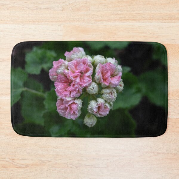 Item preview, Soft Pink Geranium Flower with Morning Dew Drops designed and sold by BlueMandarin.