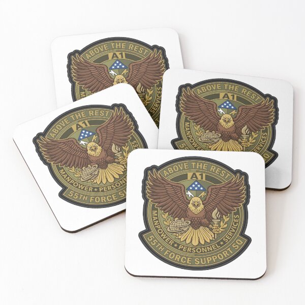 Item preview, US Air Force 55th Force Support Squadron Insignia designed and sold by CharlieDesings.