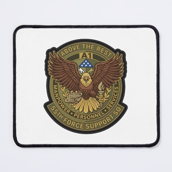 Item preview, US Air Force 55th Force Support Squadron Insignia designed and sold by CharlieDesings.