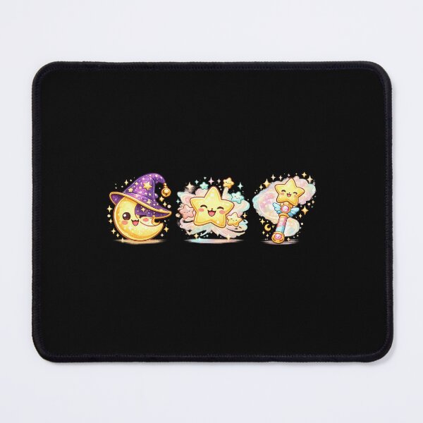 Item preview, Kawaii Celestial Moon Cat Magical Graphic Tee designed and sold by TrendingView.