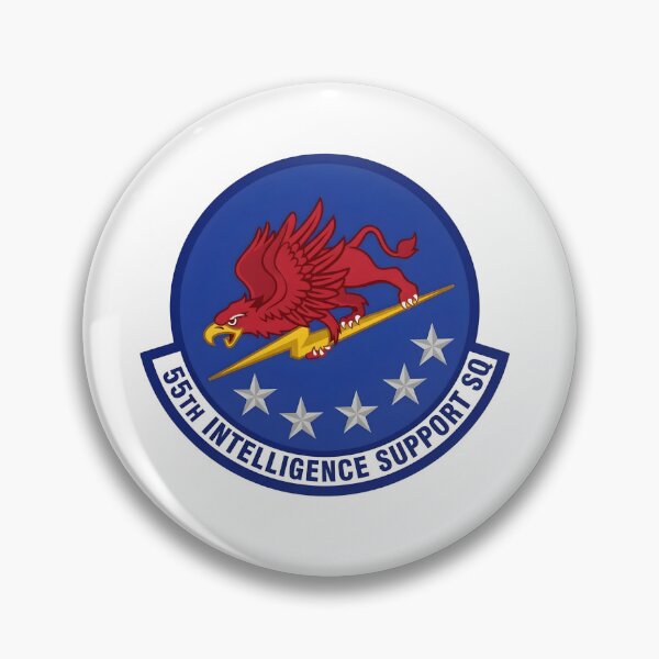 Item preview, US Air Force 55th Intelligence Support Squadron Official Emblem designed and sold by CharlieDesings.