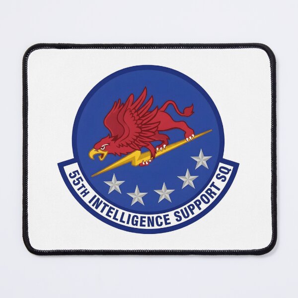 Item preview, US Air Force 55th Intelligence Support Squadron Official Emblem designed and sold by CharlieDesings.