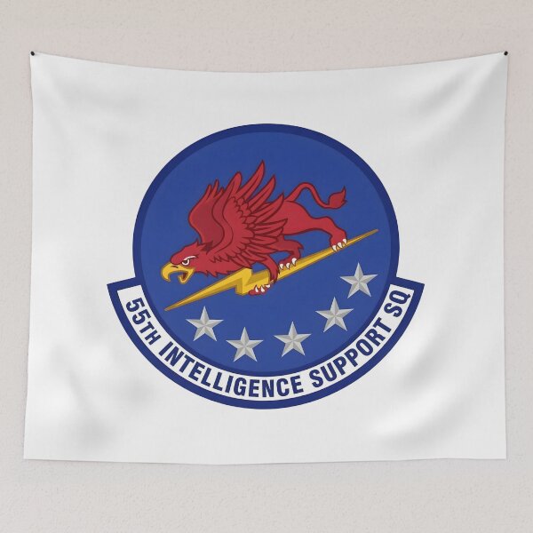 Item preview, US Air Force 55th Intelligence Support Squadron Official Emblem designed and sold by CharlieDesings.