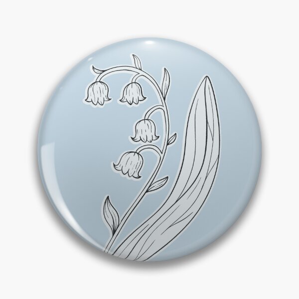 Item preview, Blue Lily of the Valley May Birth Flower Pretty Illustration designed and sold by winterpumpkin.