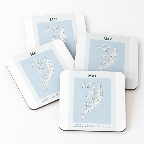 Item preview, Blue Lily of the Valley May Birth Flower Pretty Illustration designed and sold by winterpumpkin.
