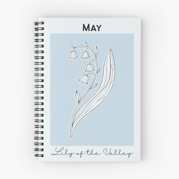Item preview, Blue Lily of the Valley May Birth Flower Pretty Illustration designed and sold by winterpumpkin.
