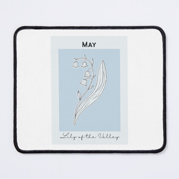 Item preview, Blue Lily of the Valley May Birth Flower Pretty Illustration designed and sold by winterpumpkin.