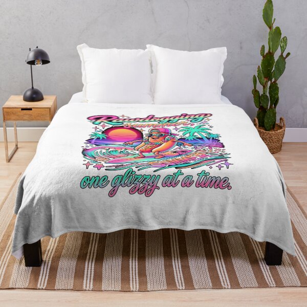 Item preview, Rawdogging Summer One Glizzy At A Time Funny Hot Dog Surfing Beach Vibes Tee designed and sold by graphixpolash.