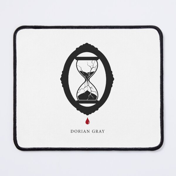Item preview, Dorian Gray Hourglass Mirror Silhouette Gothic Line Art designed and sold by Fenay Designs.