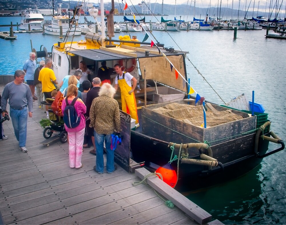 "Wellington Fish Market" by Yukondick Redbubble