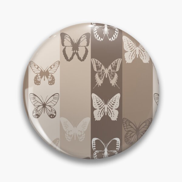 Item preview, Neutral Colour Palette Butterfly Stripes 2 designed and sold by PatternTitan.