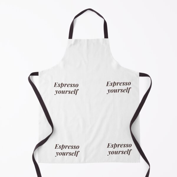 Item preview, Espresso Yourself Coffee Pun Design designed and sold by Rufeydesign.