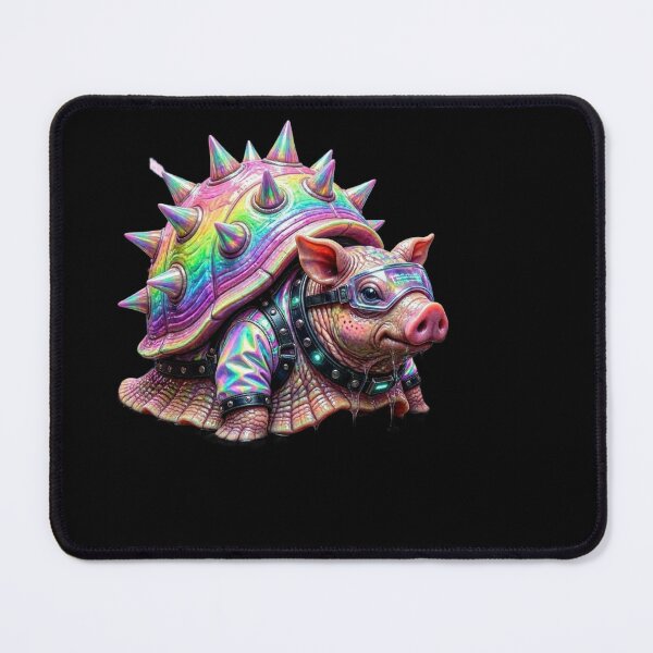 Item preview, Neon Punk Spiky Pig designed and sold by LujziWorld.