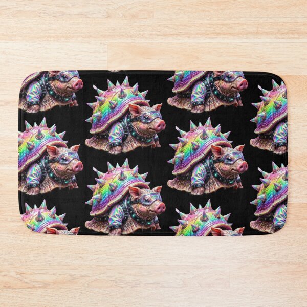 Item preview, Neon Punk Spiky Pig designed and sold by LujziWorld.
