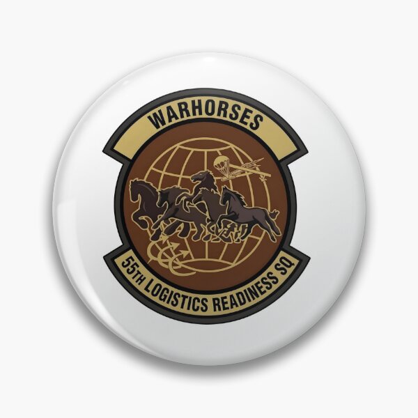 Item preview, US Air Force 55th Logistics Readiness Squadron "Warhorses" Insignia designed and sold by CharlieDesings.