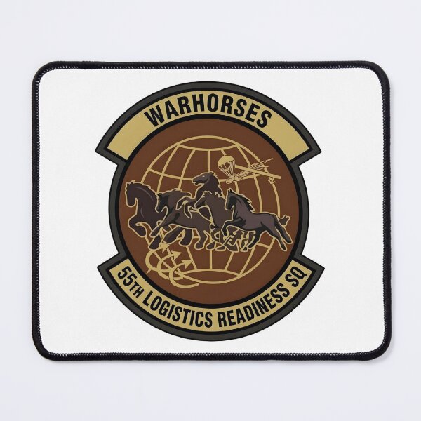 Item preview, US Air Force 55th Logistics Readiness Squadron "Warhorses" Insignia designed and sold by CharlieDesings.