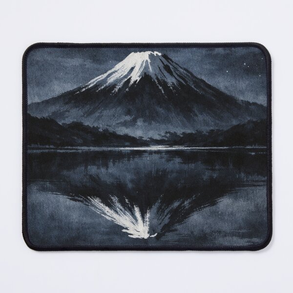 Item preview, Mount Fuji Night Reflection - Japanese Dark Art designed and sold by husso-design.