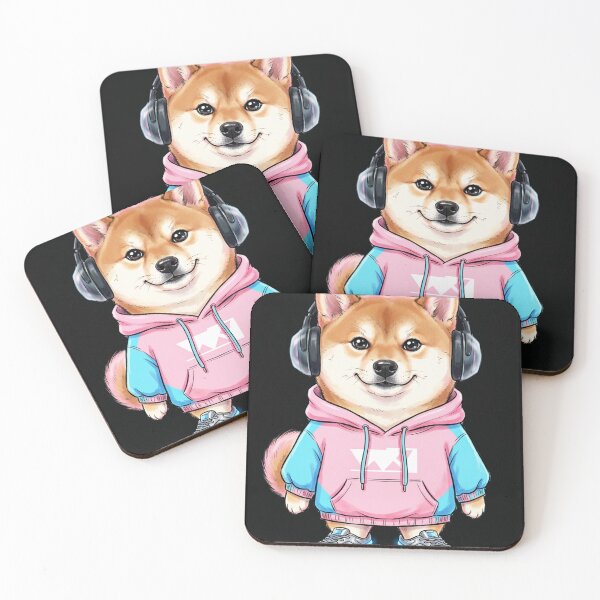 Item preview, Cute Kawaii Tokyo Streetwear Shiba Inu Dog T-Shirt designed and sold by TrendingView.