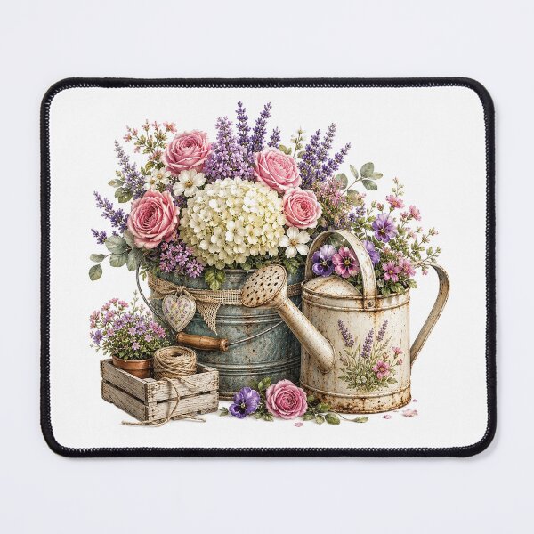 Item preview, Vintage Cottagecore Garden Flowers Watercolor designed and sold by PetalGarden.