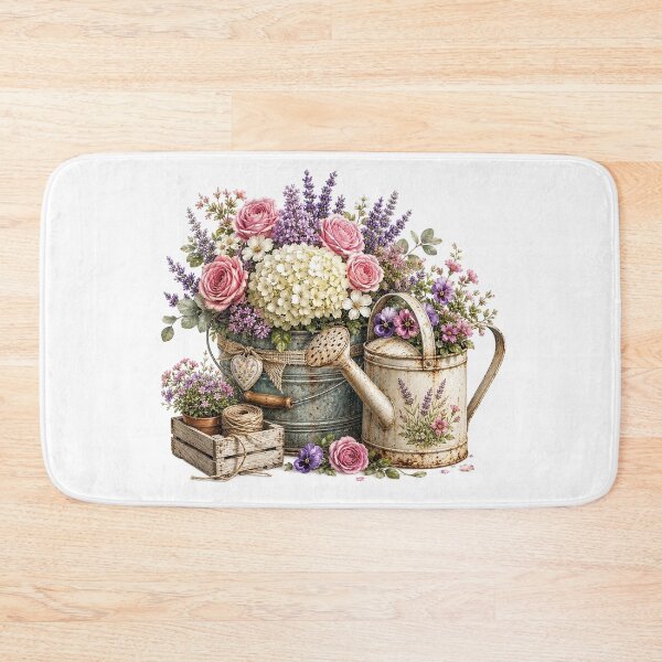 Item preview, Vintage Cottagecore Garden Flowers Watercolor designed and sold by PetalGarden.
