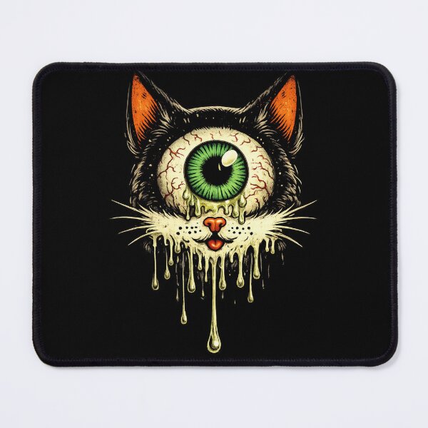 Item preview, Melting Cyclops Cat Horror Illustration designed and sold by ✸Mikaia✸.