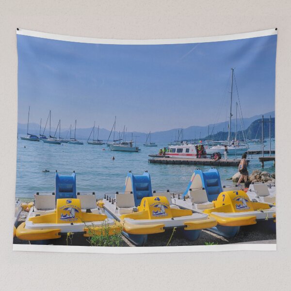Item preview, Colourful Watercraft on Lake Garda at Bardolino designed and sold by Violaman.