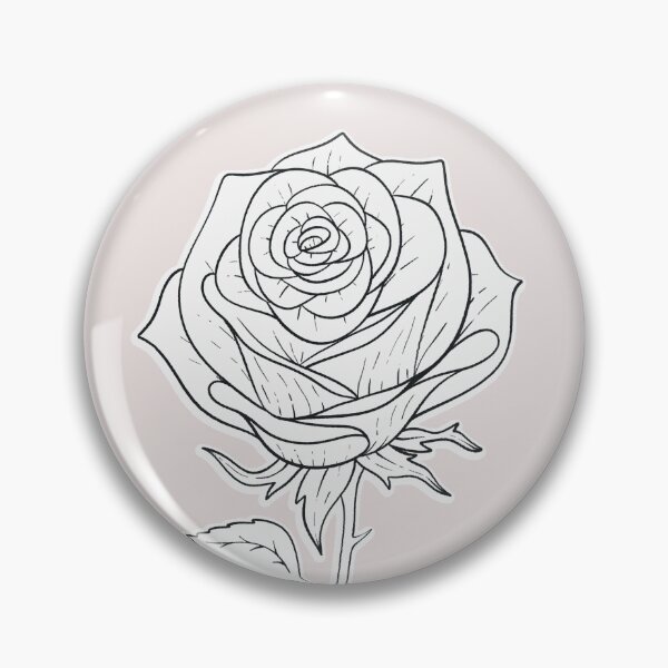 Item preview, White Rose June Birth Flower Pretty Illustration designed and sold by winterpumpkin.