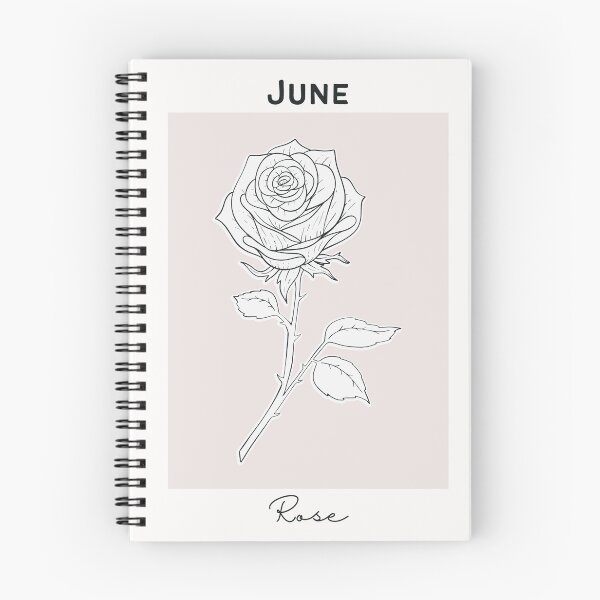 Item preview, White Rose June Birth Flower Pretty Illustration designed and sold by winterpumpkin.