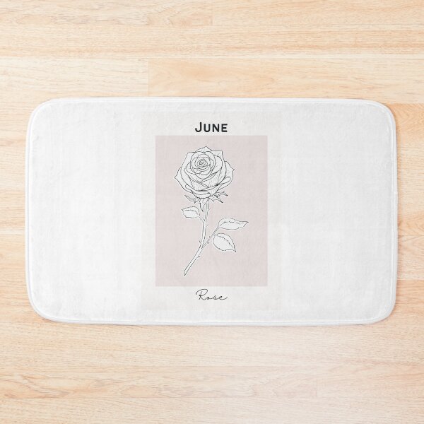 Item preview, White Rose June Birth Flower Pretty Illustration designed and sold by winterpumpkin.
