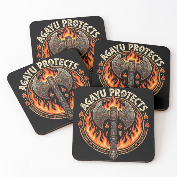 Item preview, Agayu Protects Tribal Axe Orisha Emblem designed and sold by DuckOddity.