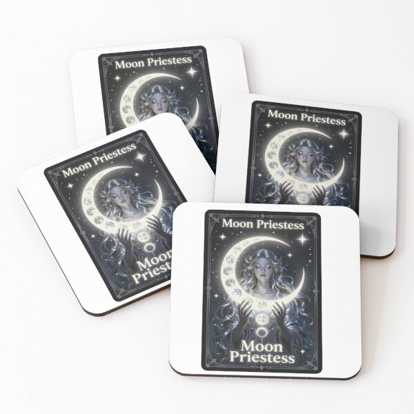 Item preview, Moon Priestess Celestial Witchcore Art designed and sold by AeraArts.