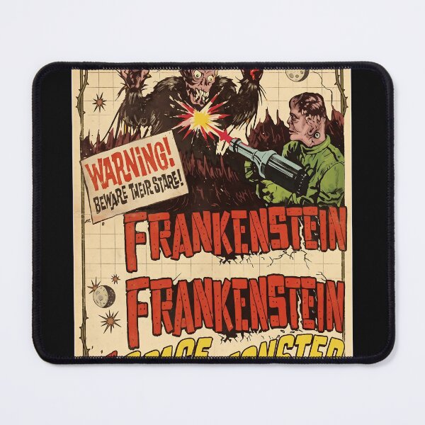 Item preview, Warning Beware Stare Vintage Monster Sci-Fi designed and sold by Sugengthecraftd.