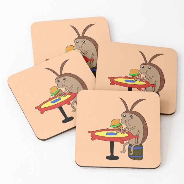 Item preview, Bob Esponja Cucaracha comiendo una Cangreburguer designed and sold by DibujandoPorfa.