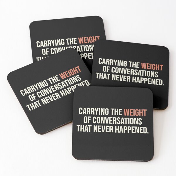 Item preview, Carrying The Weight Of Imaginary Conversations designed and sold by Becheer.