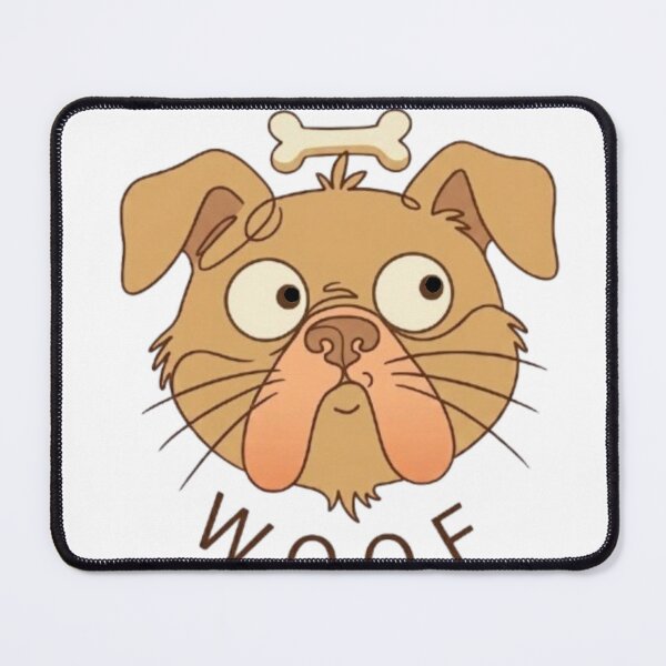 Item preview, Cute Woof Dog Doodle With Bone designed and sold by Northern Glow Art.