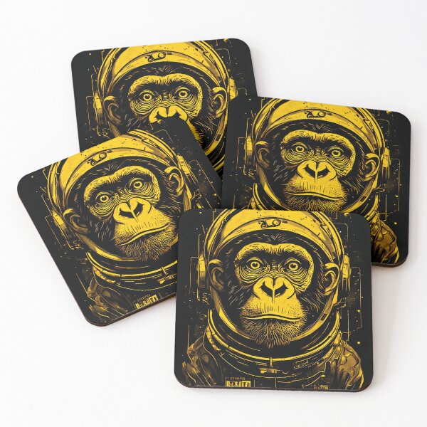 Item preview, lone space monkey designed and sold by aliraweb.
