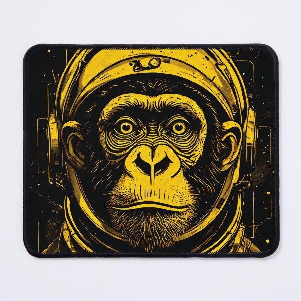Item preview, lone space monkey designed and sold by aliraweb.