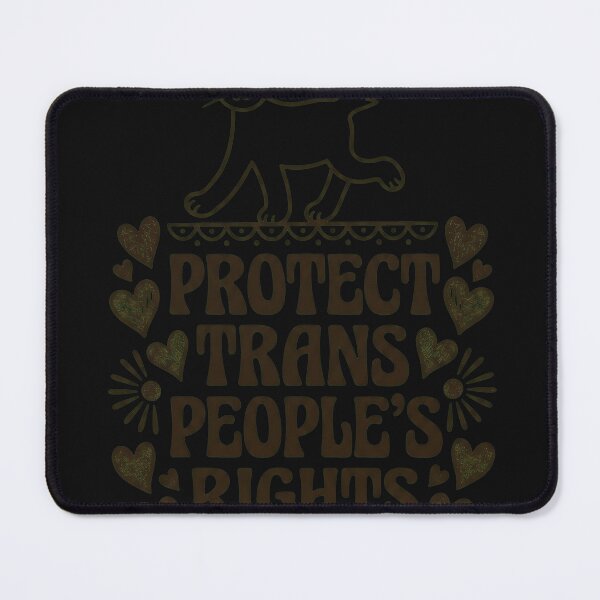 Item preview, Protect Trans Rights Cat Doodle designed and sold by Sugengthecraftd.