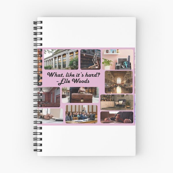 Item preview, Elle Woods Inspired Law Poster designed and sold by SavvySticker.