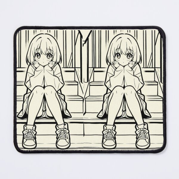 Item preview, Art - Character Anime Sitting Anime Style designed and sold by AnimeShin.