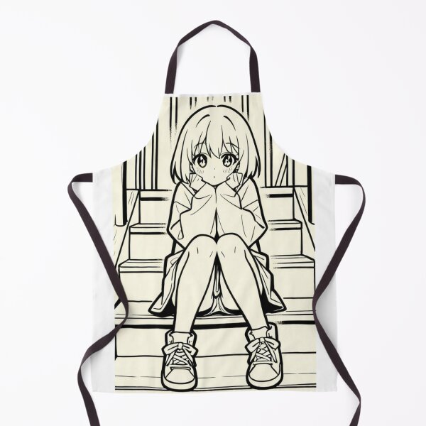 Item preview, Art - Character Anime Sitting Anime Style designed and sold by AnimeShin.