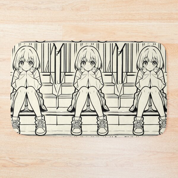 Item preview, Art - Character Anime Sitting Anime Style designed and sold by AnimeShin.
