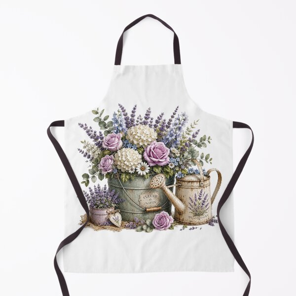 Item preview, Lavender Rose Garden Watercolor designed and sold by PetalGarden.
