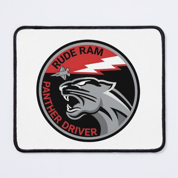 Item preview, US Air Force F-35 "Rude Ram Panther Driver" Insignia designed and sold by CharlieDesings.