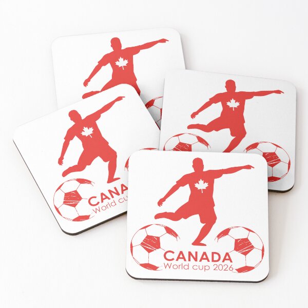 Item preview, Canada Soccer Player Silhouette & Baseballs World Cup 2026 designed and sold by topprinting.