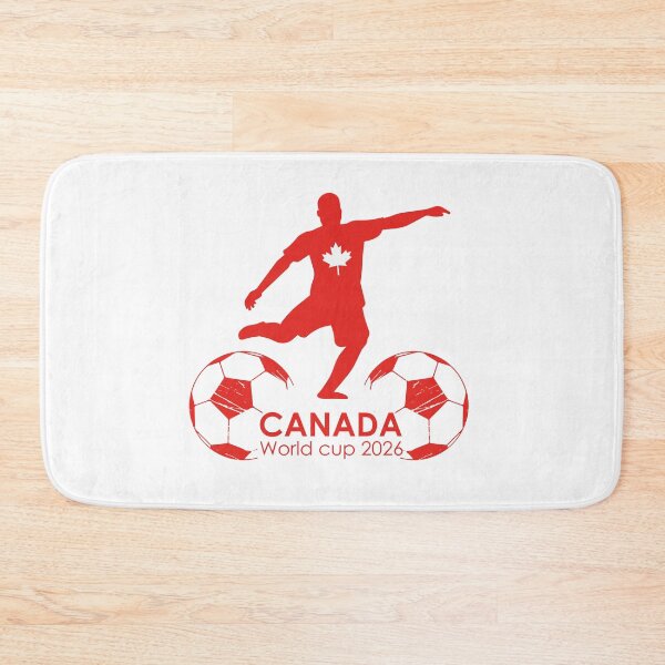Item preview, Canada Soccer Player Silhouette & Baseballs World Cup 2026 designed and sold by topprinting.