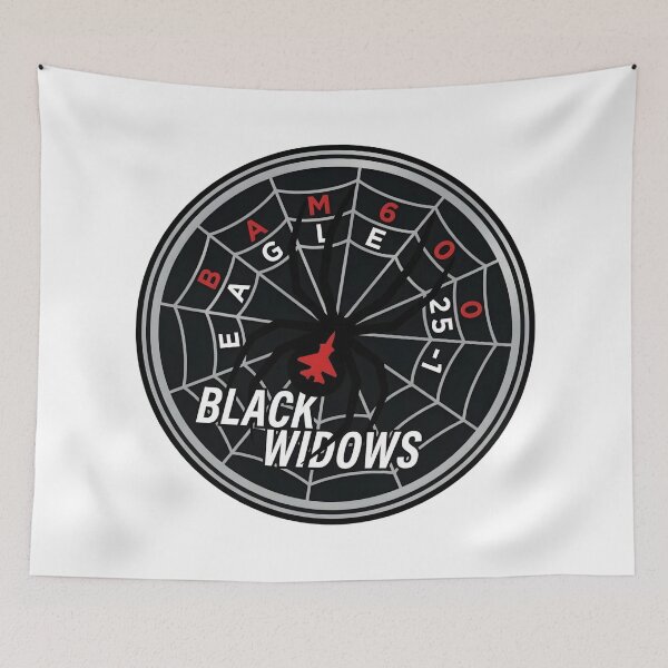 Item preview, US Air Force "Black Widows" Detachment Insignia designed and sold by CharlieDesings.