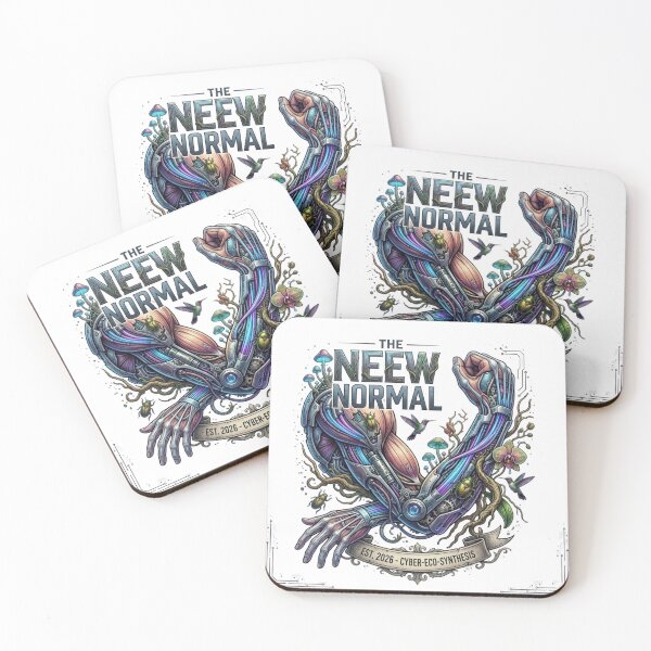 Item preview, The New Normal Cyber Eco Synthesis Cyberpunk Biotech Art designed and sold by GraphixByHub.